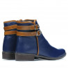Botas para dama 3262 índigo+marrón