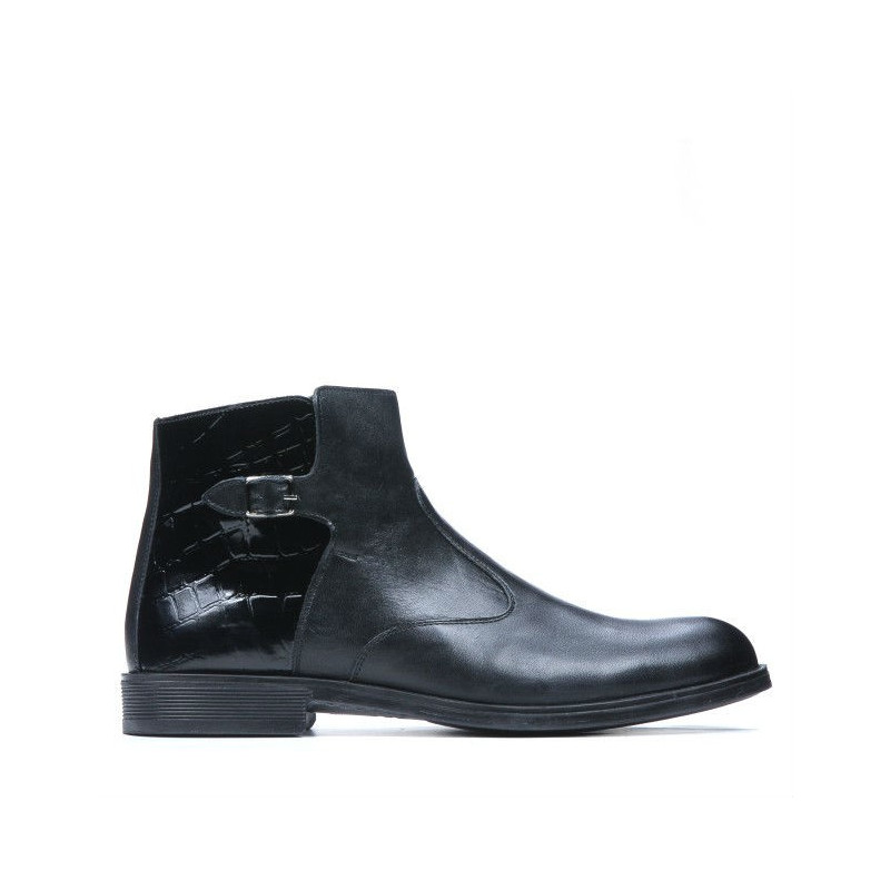 Botines hombre 488 negro combinado