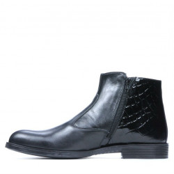 Botines hombre 488 negro combinado