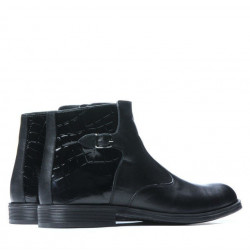 Botines hombre 488 negro combinado