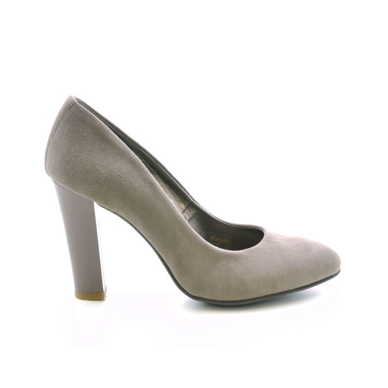 Zapatos elegantes para dama 1214 capuchino antilope