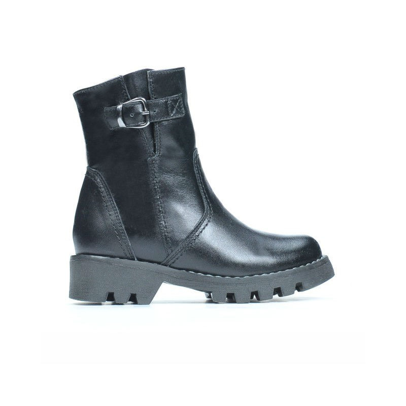 Botines para niños pequeños 33c negro