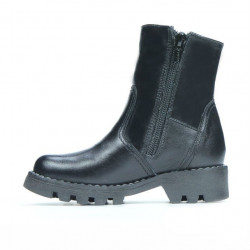 Botines para niños pequeños 33c negro