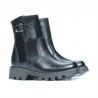 Botines para niños pequeños 33c negro