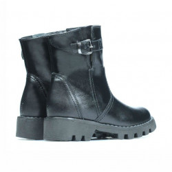 Botines para niños pequeños 33c negro