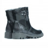 Botines para niños pequeños 33c negro