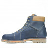 Botines para hombre 489 tuxon índigo+marrón