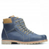 Botines para hombre 489 tuxon índigo+marrón