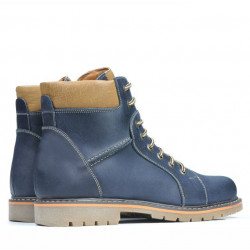Botines para hombre 489 tuxon índigo+marrón