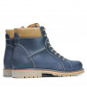 Botines para hombre 489 tuxon índigo+marrón