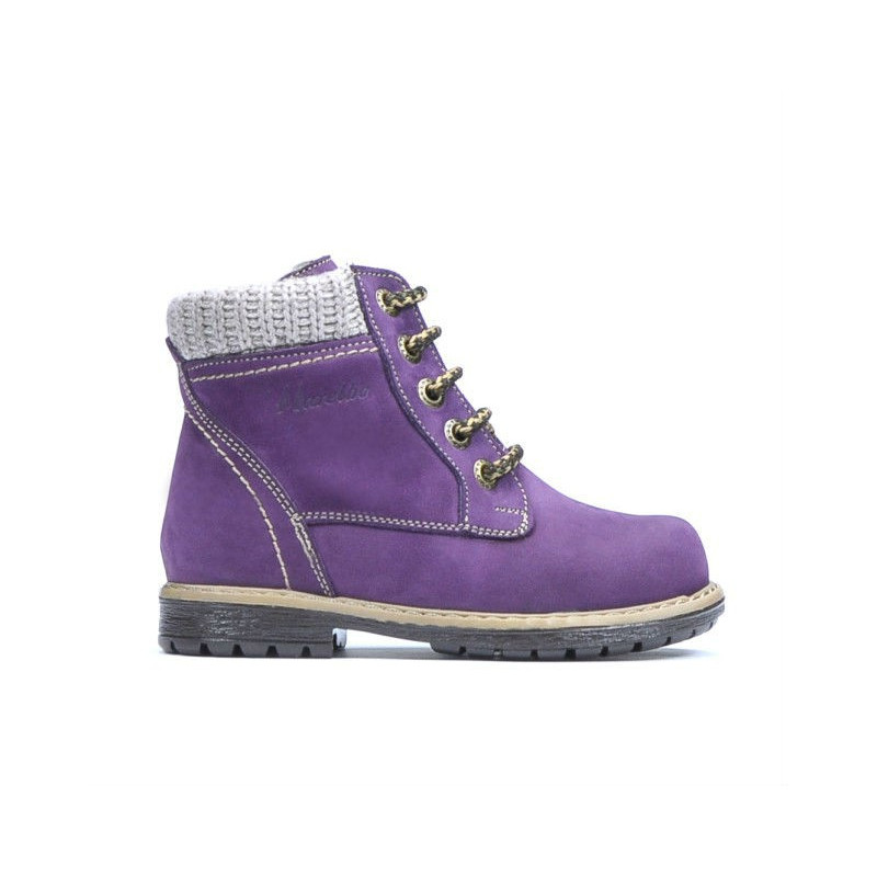 Botines para niños pequeños 29c bufo morado