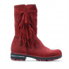Botas para niños 3208 rojo ante