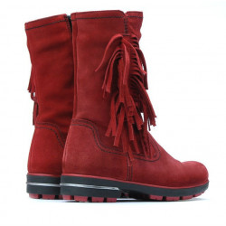 Botas para niños 3208 rojo ante