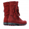 Botas para niños 3208 rojo ante