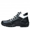 Botines adolescentes 436 negro+blanco
