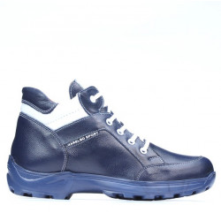 Botas adolescentes 436 índigo+blanco