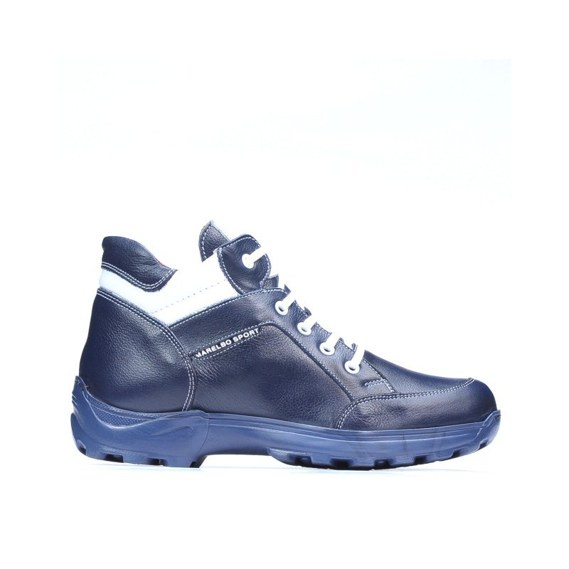 Botas adolescentes 436 índigo+blanco