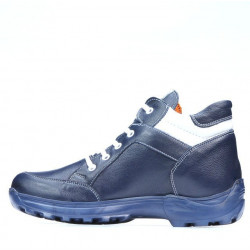 Botas adolescentes 436 índigo+blanco