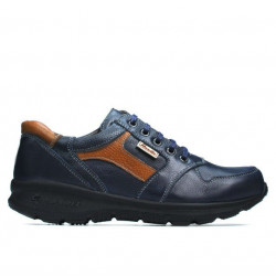 Zapatillas deportivas adolescentes 397 índigo+marrón