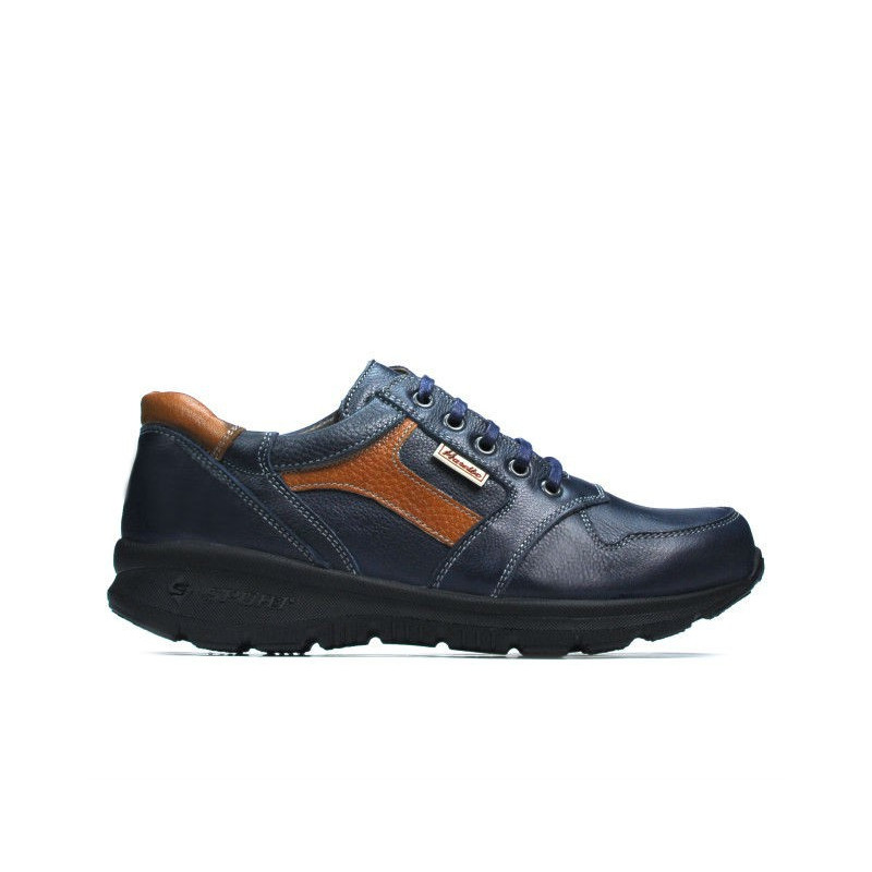 Zapatillas deportivas adolescentes 397 índigo+marrón