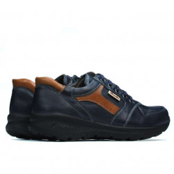 Zapatillas deportivas adolescentes 397 índigo+marrón