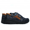 Zapatillas deportivas adolescentes 397 índigo+marrón