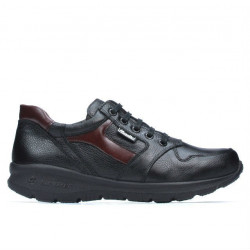 Zapatillas deportivas adolescentes 397 negro+burdeos