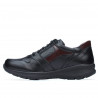 Zapatillas deportivas adolescentes 397 negro+burdeos