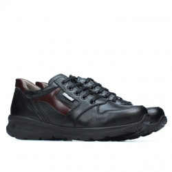 Zapatillas deportivas adolescentes 397 negro+burdeos