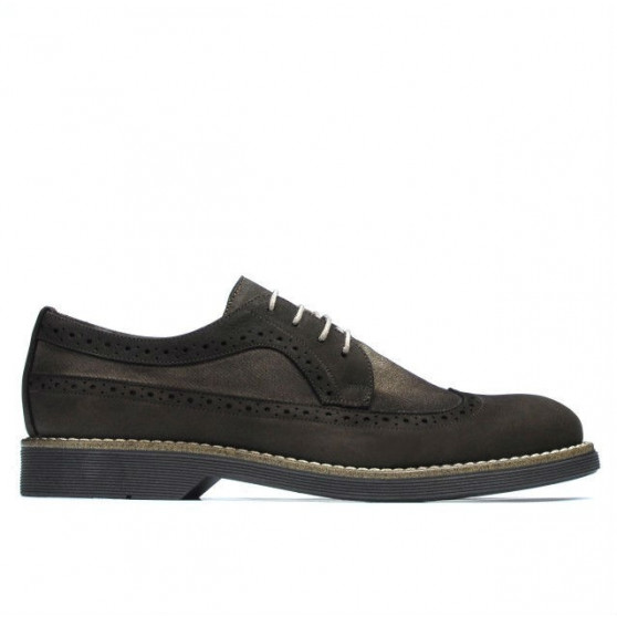 Zapatos casuales para hombre 829 bufo marrón combinado