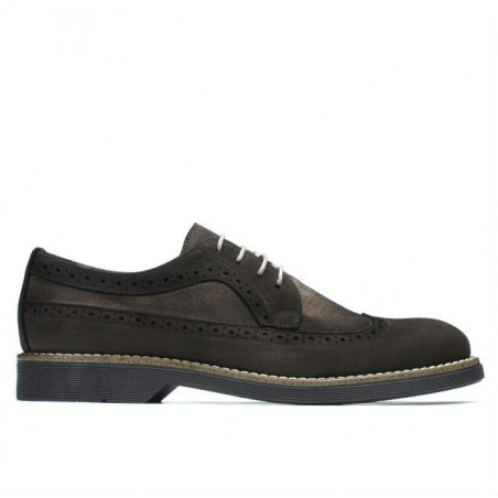 Zapatos casuales para hombre 829 bufo marrón combinado