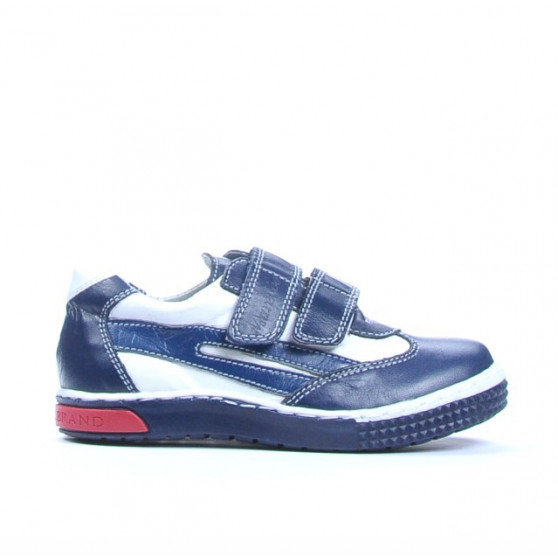 Zapatos para niños pequeños 16-1c índigo+blanco