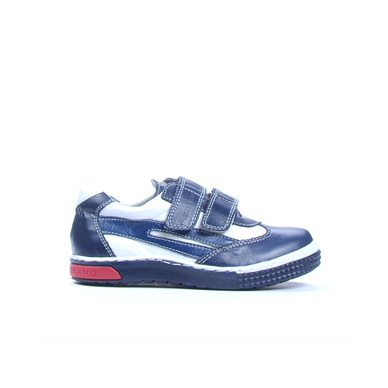 Zapatos para niños pequeños 16-1c índigo+blanco