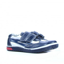 Zapatos para niños pequeños 16-1c índigo+blanco