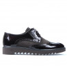Zapatos casuales para hombre 831 charol café combinado