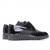 Zapatos casuales para hombre 831 charol café combinado