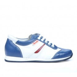 Zapatos para niños 136 índigo+blanco