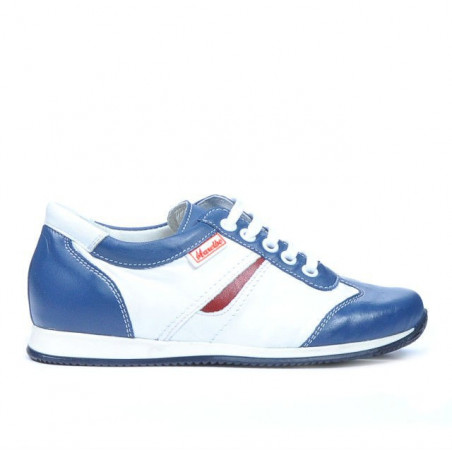 Zapatos para niños 136 índigo+blanco
