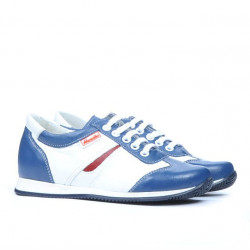 Zapatos para niños 136 índigo+blanco
