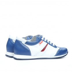 Zapatos para niños 136 índigo+blanco