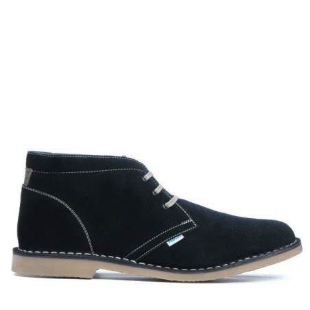 Botas de hombre (tallas grandes) 7300m negro ante