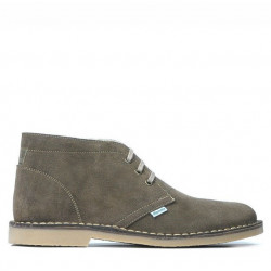Botines para hombre 7300 marrón ante