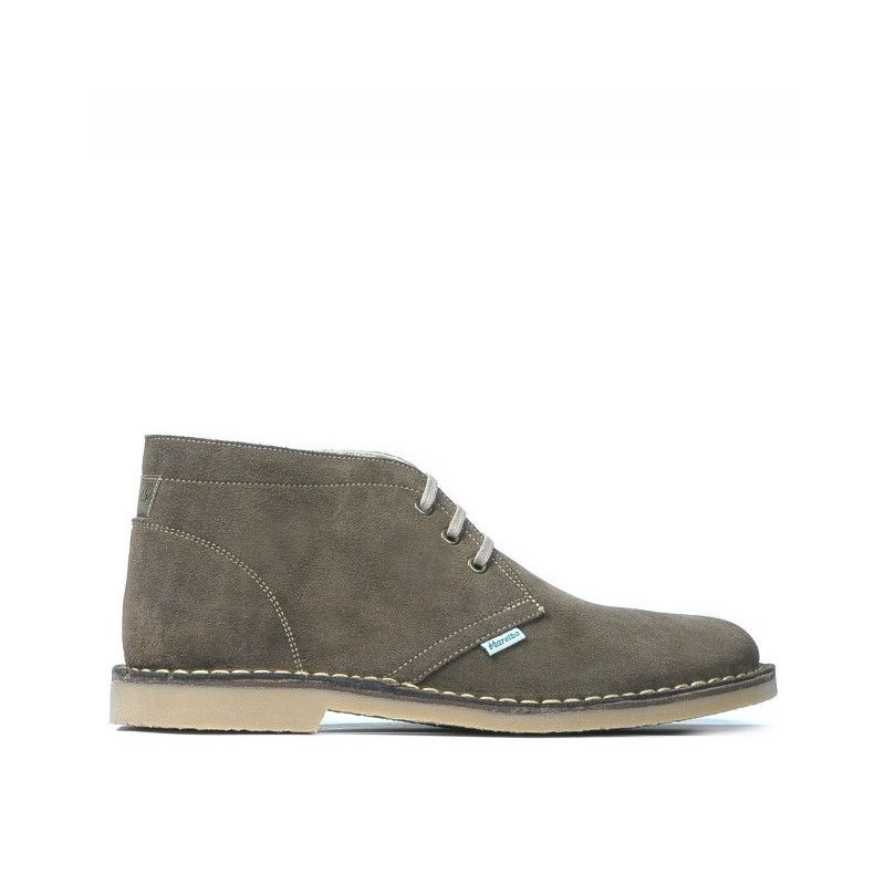 Botines para hombre 7300 marrón ante