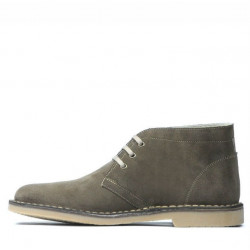 Botines para hombre 7300 marrón ante