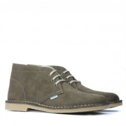 Botines para hombre 7300 marrón ante