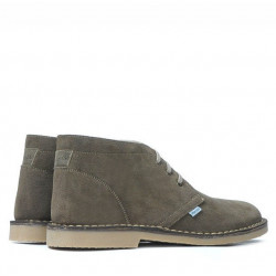 Botines para hombre 7300 marrón ante