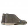 Botines para hombre 7300 marrón ante