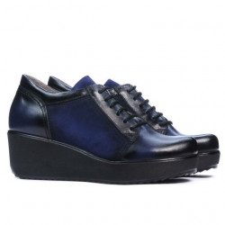 Zapatos casuales de mujer 668 índigo combinado