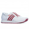 Zapatos deportivos de mujer 665 blanco+rojo