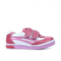 Zapatos para niños pequeños 16c rosa+blanco